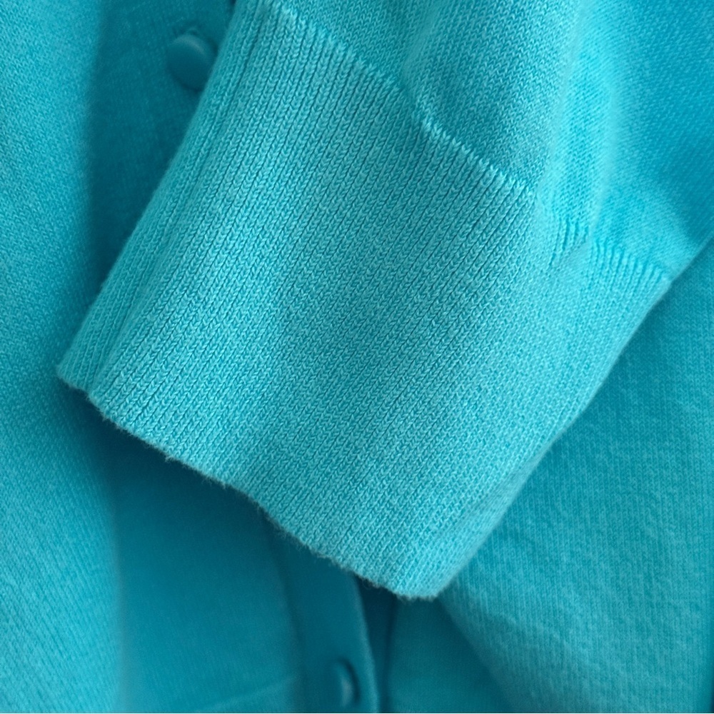 Crown & Ivy Turquoise Cardigan Sweater - Picture 6 of 9
